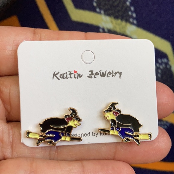 Witch broom cerco Earrings - Picture 2 of 9